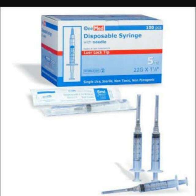 Spuit 5cc / jarum suntik 5ml ONEMED