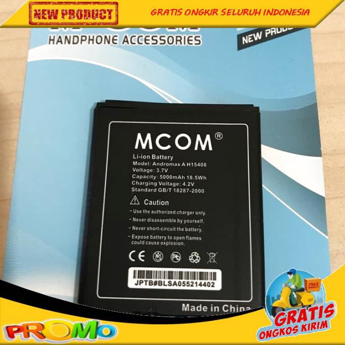 TERBARU BATERAI ANDROMAX A . SMARTFREN 4G LTE A16C3H DOUBLE POWER MCOM BOLEH RESELLER