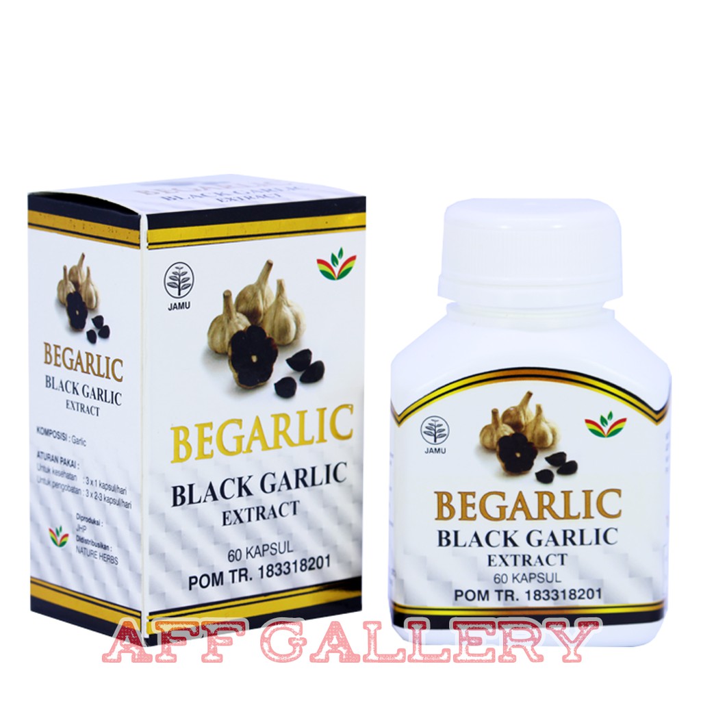 Kapsul BEGARLIC 60kpsl | BEGARLIC Black Garlic Extract