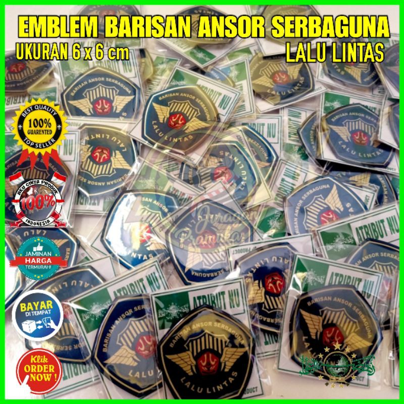 EMBLEM BALANTAS NU atau BARISAN ANSOR SERBAGUNA LALULINTAS ( NU )