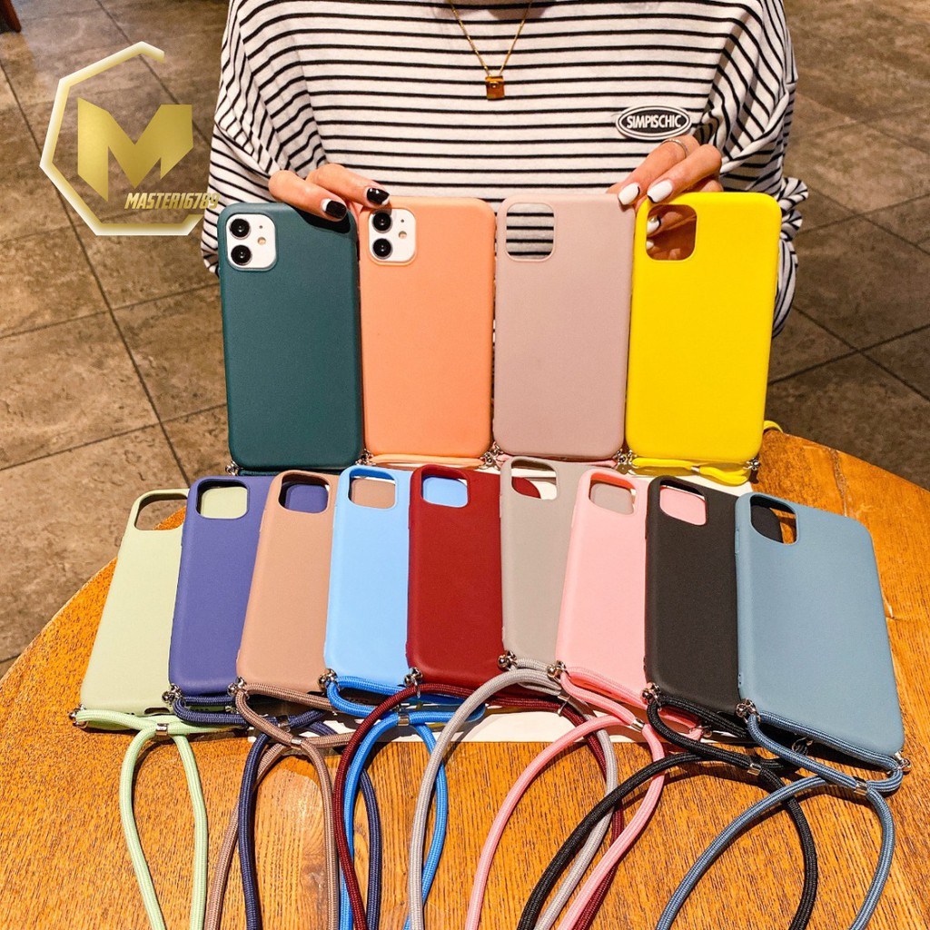 Softcase Slingcase Tali Lanyard Candy Xiaomi Redmi CC9 CC9E MA1446