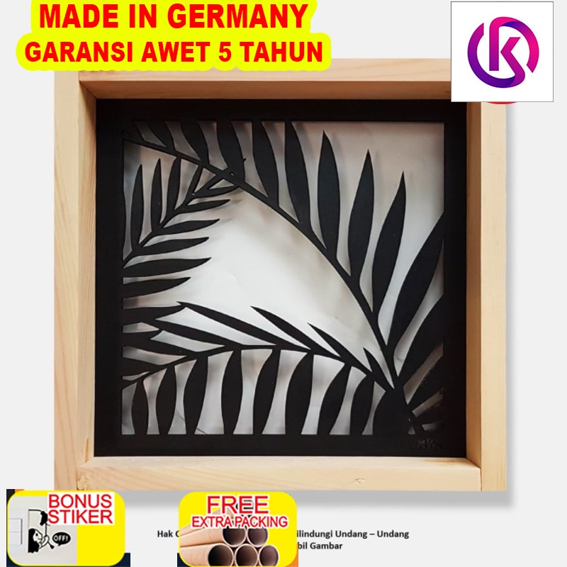 

Murah Hiasan Dinding Kayu - Palm 30 x 30 - Vintage Wall Decoration