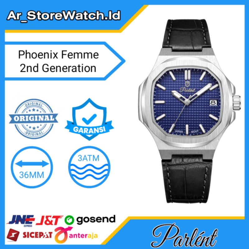 Jam Tangan Wanitan Parlent Phoenix Femme Original & Garansi