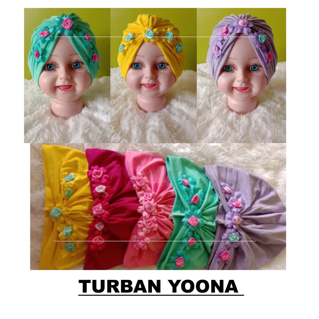 Turban Yoona | Turban Anak | Tuban Lucu | 06-3thn | Alus Collection | BISA C.O.D