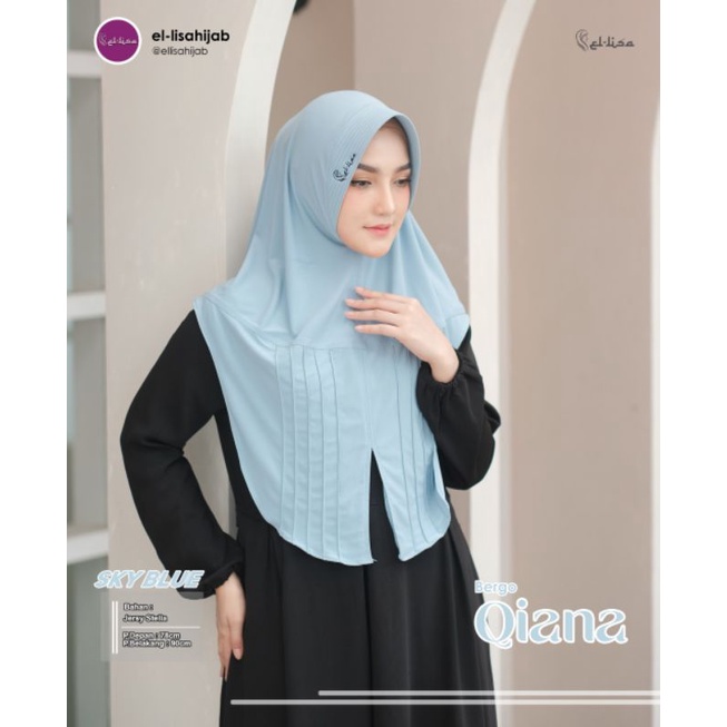 Hijab instan BERGO QIANA ORI EL-LISA HIJAB disc 20% order reseller
