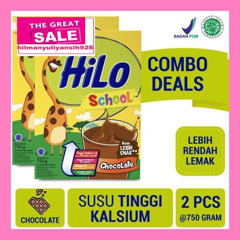 

02T4Dpsum Twin Pack: Hilo School Chocolate 750Gr S30Ytd50