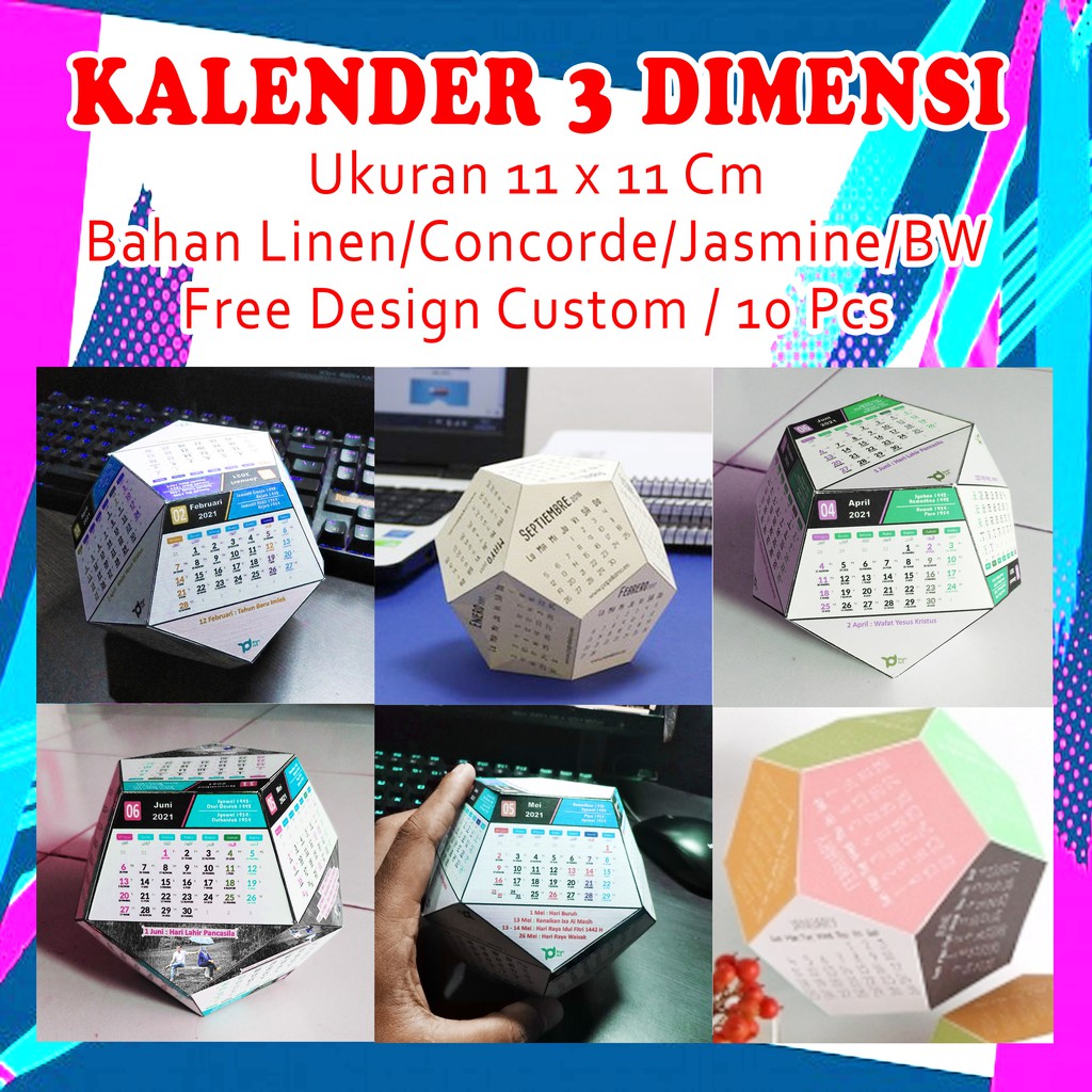 

KALENDER UNIK 3 DIMENSI 2020/2021