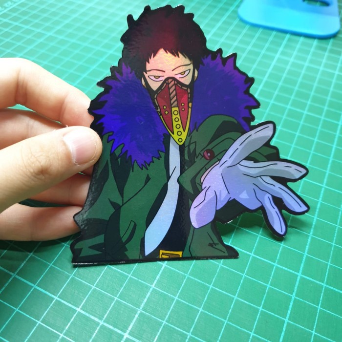 Sticker Hologram Anime -Besar- PSH412 - Hero Academia - Kai Chisaki