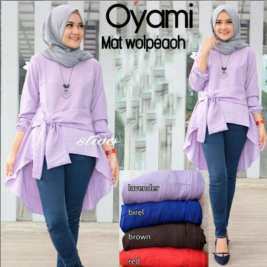 OYAMI Baju Murah Wanita Atasan Blouse Cewek Lengan OYAMI Baju Murah Wanita Atasan Blouse Cewek Lengan