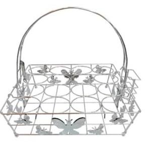 Tempat Aqua Stainless 16 Cup / Rak Minum Aqua Gelas Stand