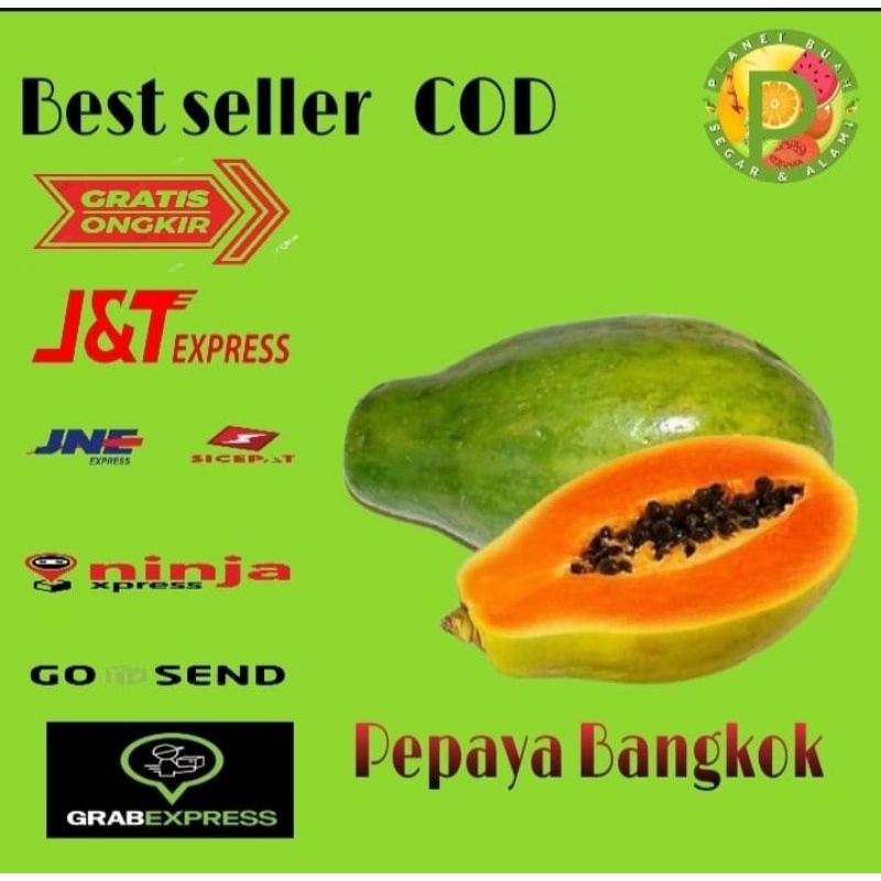 

BUAH PEPAYA BANGKOK SUPER BUAH LOKAL MANIS SEGAR
