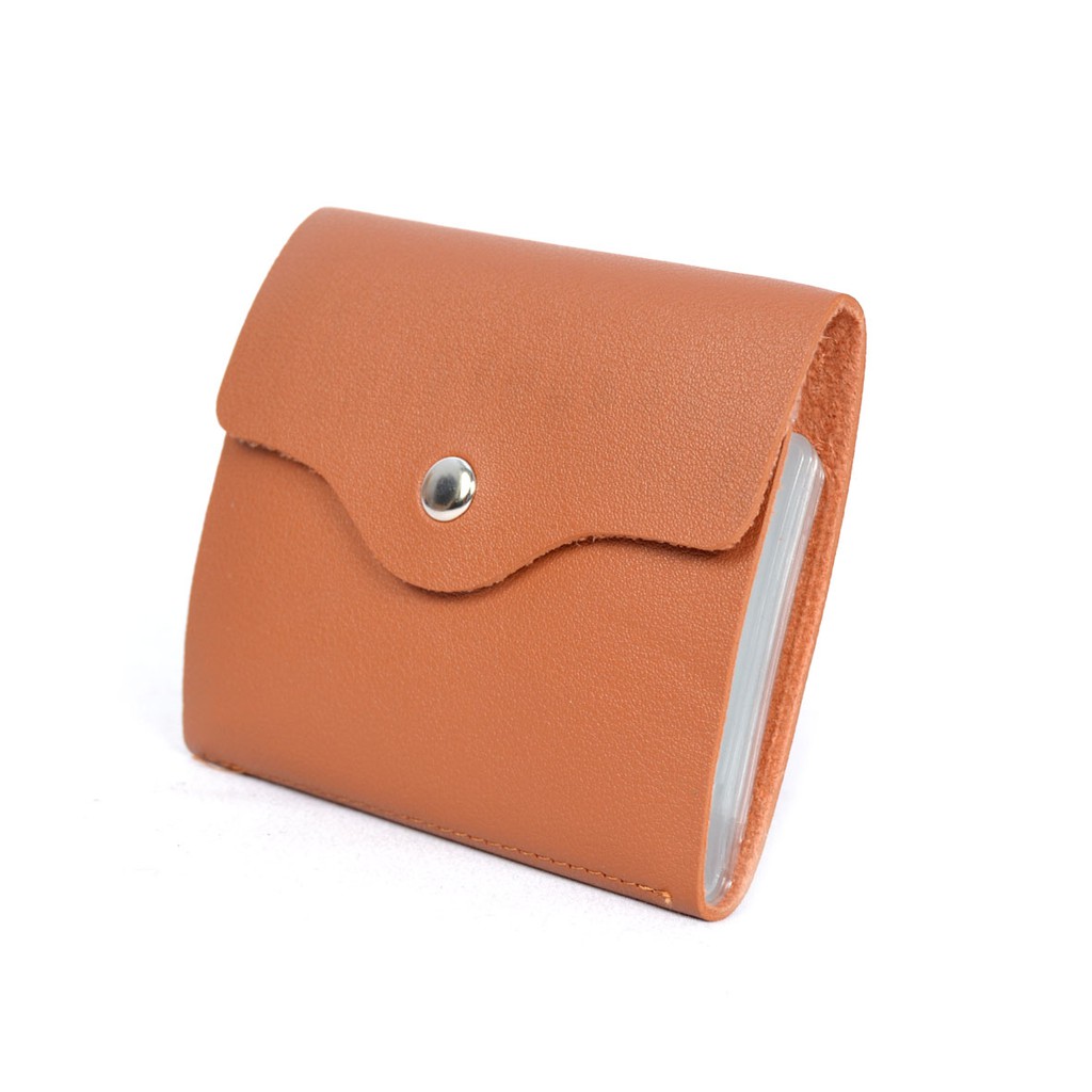 Dompet kartu isi 26 kartu bahan kulit sintetis import 4120