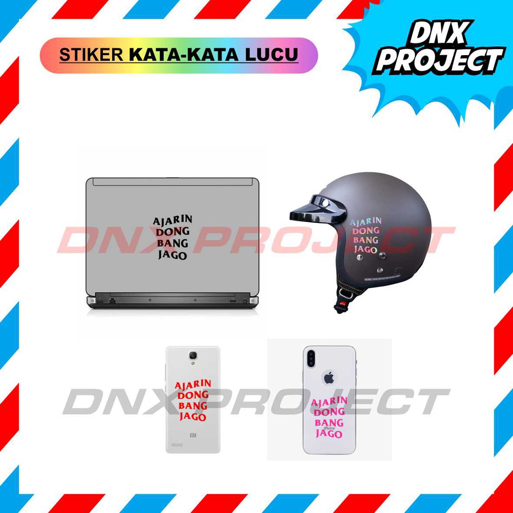 

STIKER AJARIN DONG BANG JAGO - STIKER CUTTING