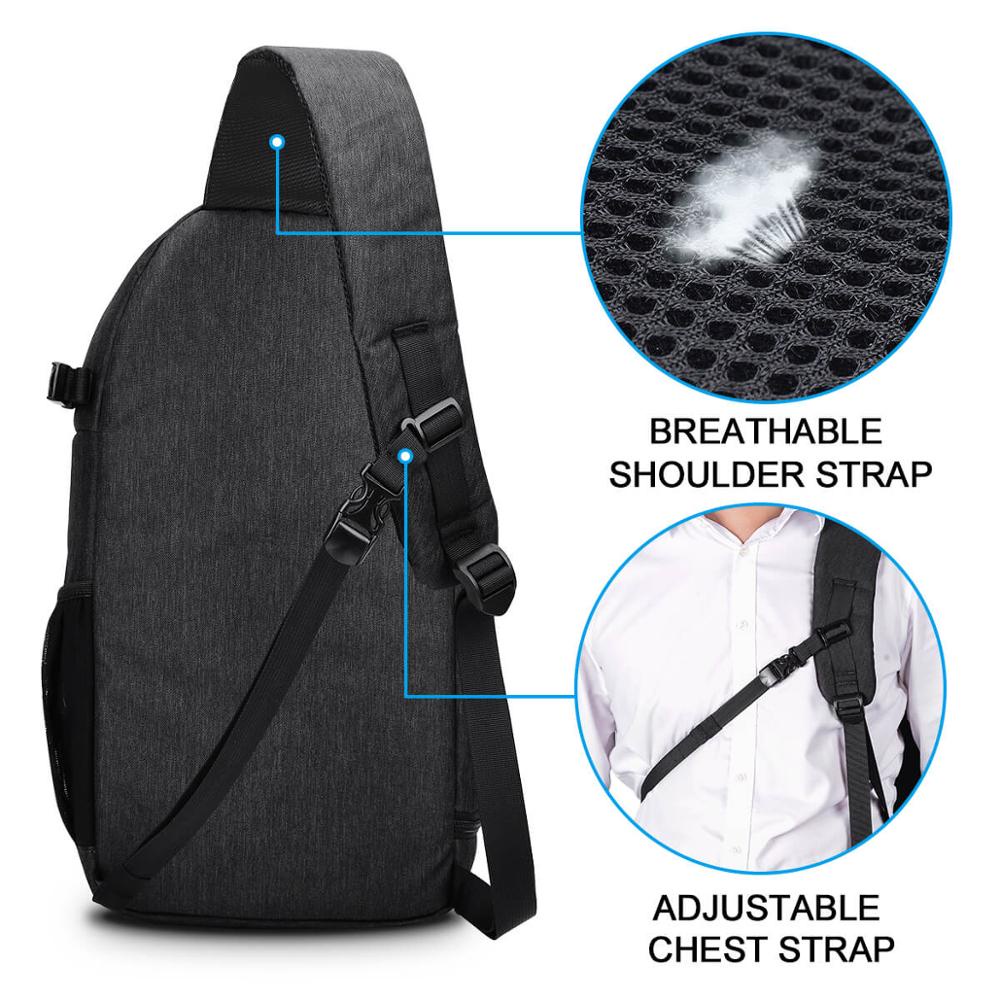 SmallLee Tas Selempang Kamera Tahan Air Ringan tahan gores tahan aus Bahu Cross Digital Case Tahan Air Rain Cover Tas Kamera DSLR Tas SLR