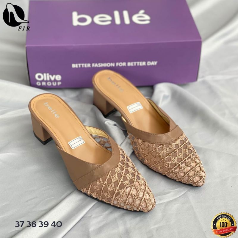 Sepatu hak tinggi belle wanita