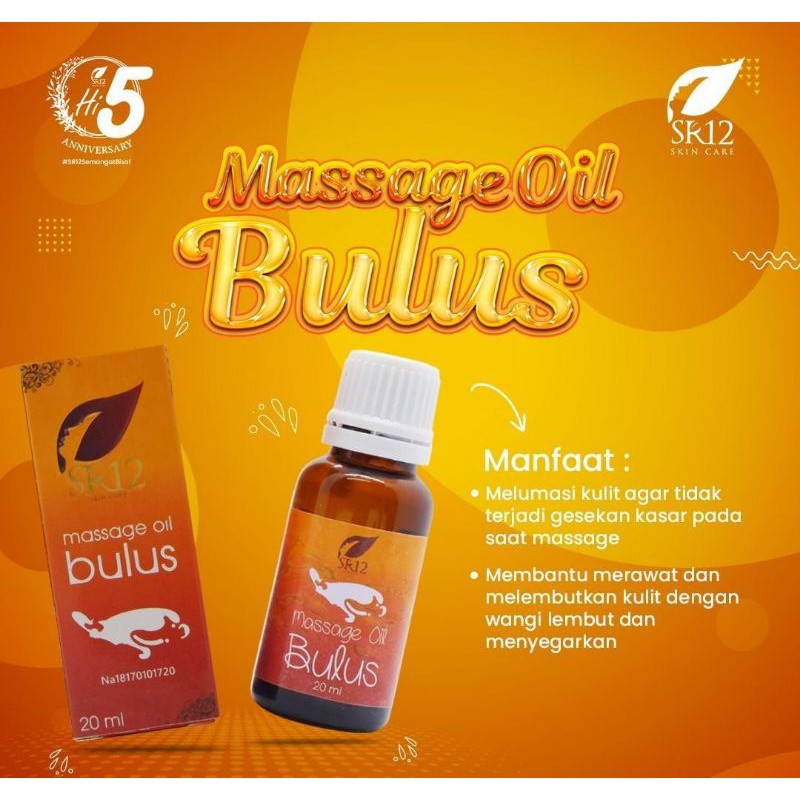 SR12 Massage Oil Minyak Bulus Original BPOM Asli Halal