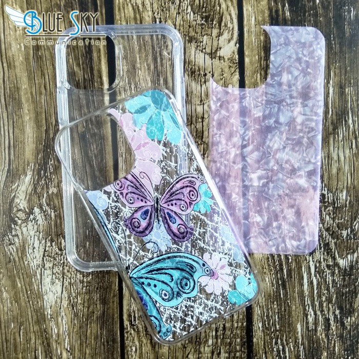 CASE PREMIUM SOFTCASE HARDCASE ANTICRACK MOTIF BUTTERFLY IPHONE 11 PRO