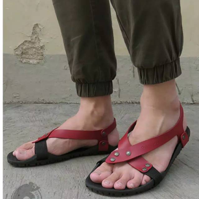 SANDAL CAMOU PRIA BORNEO RED