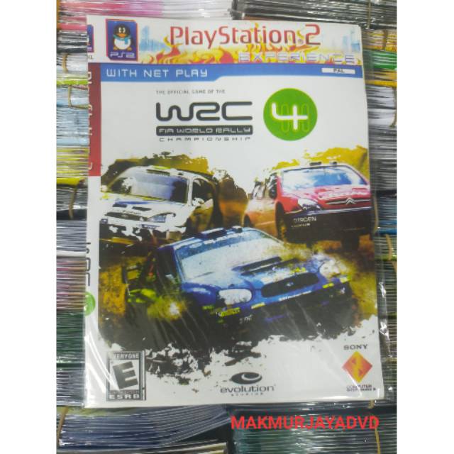 KASET PS2 WRC 3/4 FIFA WORLD RALLY KOPAB