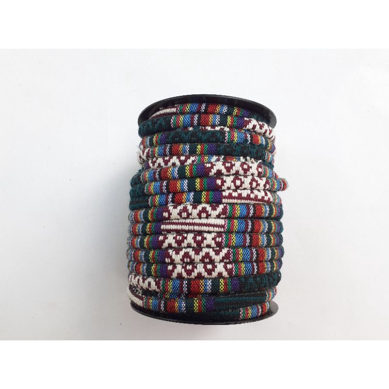 Tali Motif Tenun Tali Gelang Tenun Etnik Unik etnic ethnic indian lombok Tali Kalung Masker-30
