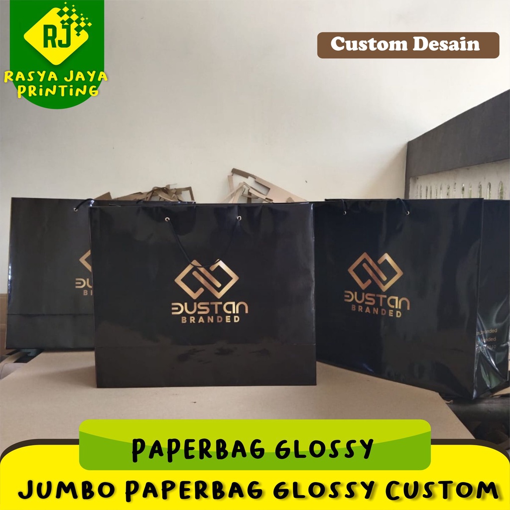 Paperbag Glossy Custom Murah / Paperbag Custom / Paperbag Souvenir