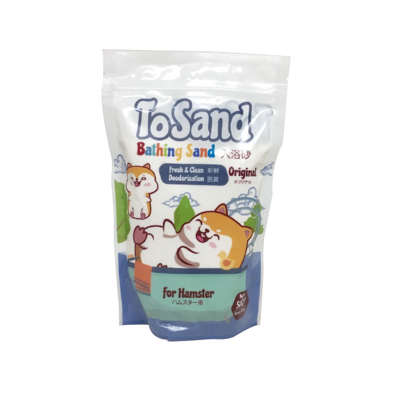 TOSAND Bathing Sand Pasir Mandi Hamster 500GR FREE 100GR