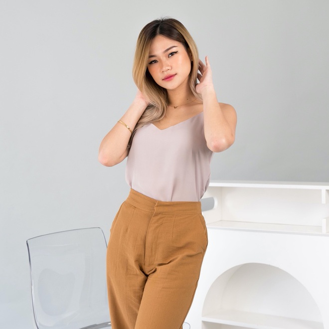 (COD) OH Fashion Luna Basic Tank Top Premium Quality Korea #0013 (Part 1)-1