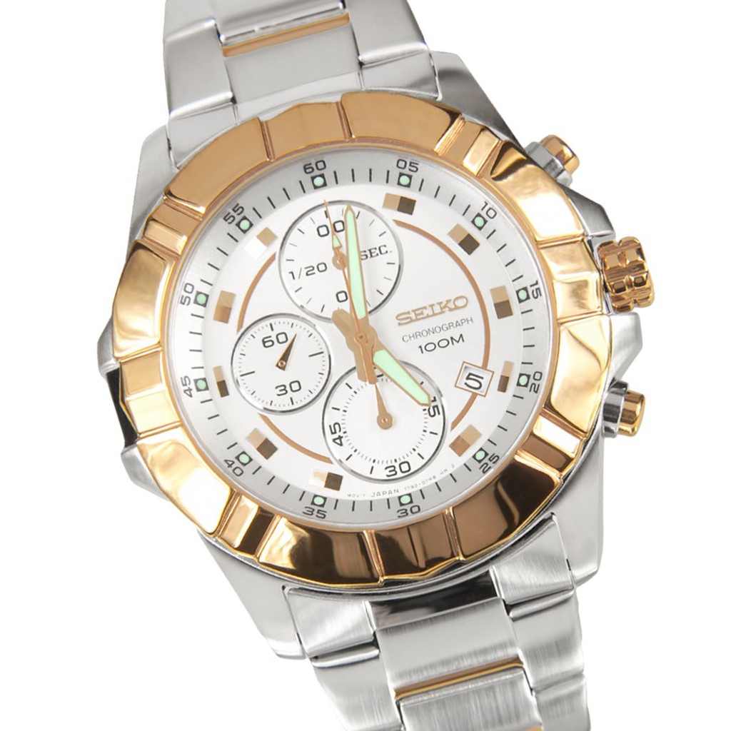 Seiko Lord SNDD76P1 Chronograph Jam Tangan Pria SNDD76 Stainless
