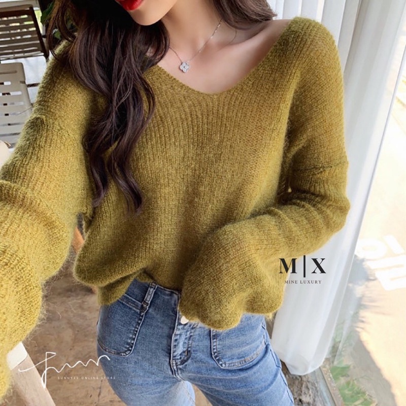 KNIT LONG SLEEVE KAOS LENGAN PANJANG IMPORT  WANITA MX945