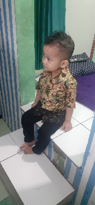 Baju Batih Anak Cowok Umur 2-3 Tahun, Hem Batik Anak Cowok