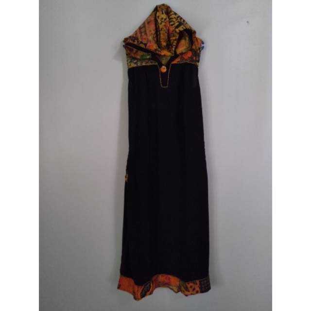 PRELOVED Outer / Long dress hoodie / Overall / Batik
