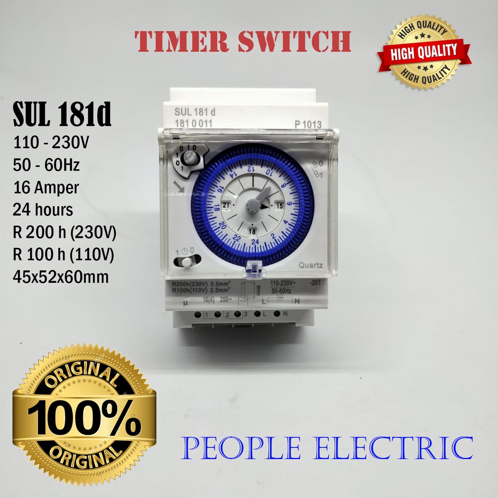 TIMER SWITCH ANALOG SUL 181D