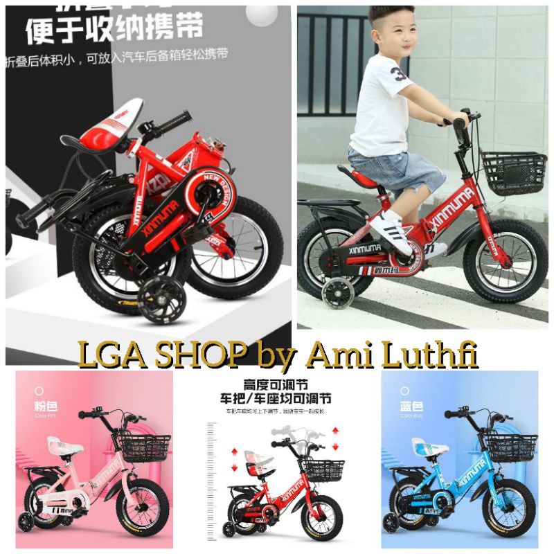 TERMURAH SEPEDA ANAK LIPAT BMX ORIGINAL IMPORT 12 14 16 dan 18 inch