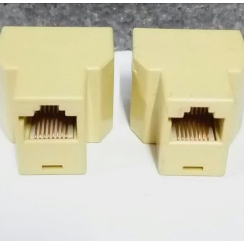 barel 1 ke 2/Barel UTP LAN  Ethernet Barrel Converter / sambungan kabel LAN 1 ke 2/connector kabel lan rj45