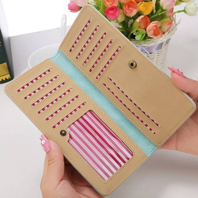 Dompet Wanita Import / Dompet Lipat Panjang Sesuai Gambar