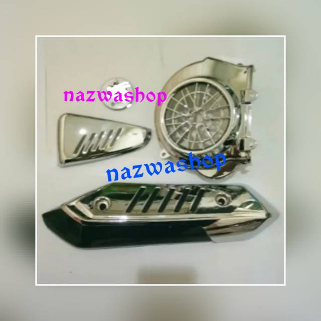 Cover knalpot beat esp plus cover kipas beat esp