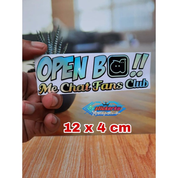 STIKER OPEN BO