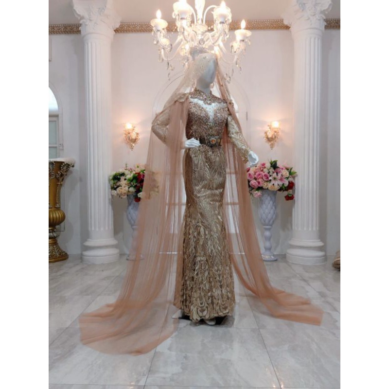 kebaya pengantin slim