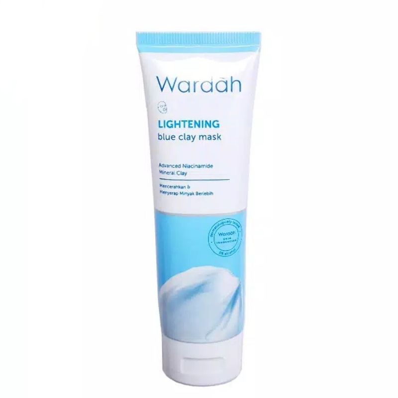 Wardah Lightening Facial blue clay Mask