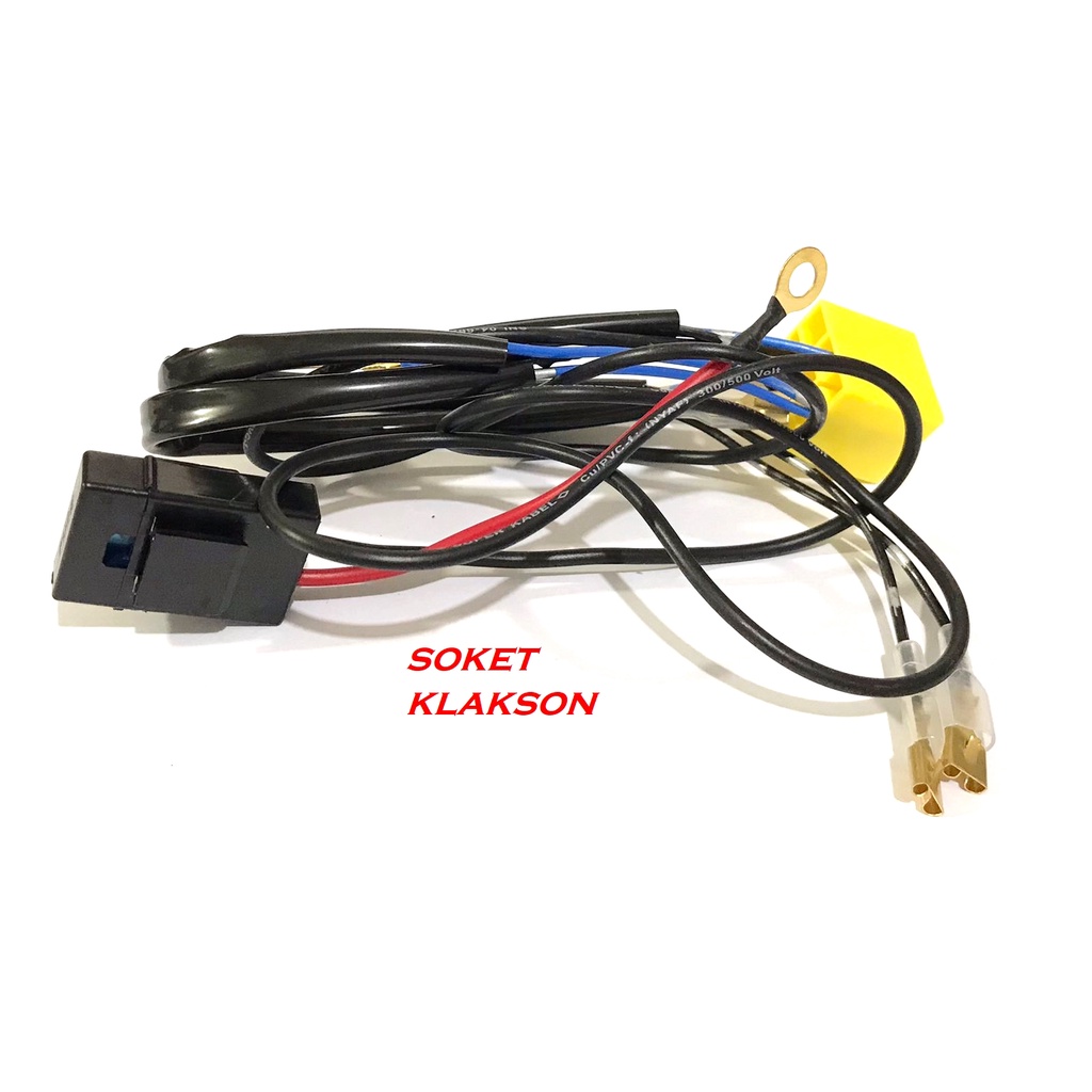 SOCKET RILEY KLAKSON SOKET RELAY KLAKSON UNIVERSAL ALL MOTOR MOBIL PNP UNTUK DOUBLE KLAKSON