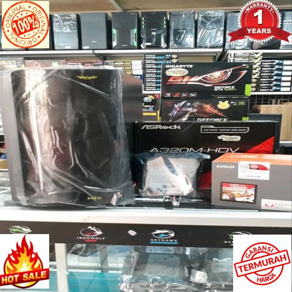 Terlaris CPU RAKITAN RYZEN 3 2200G 4core HDD 1TB