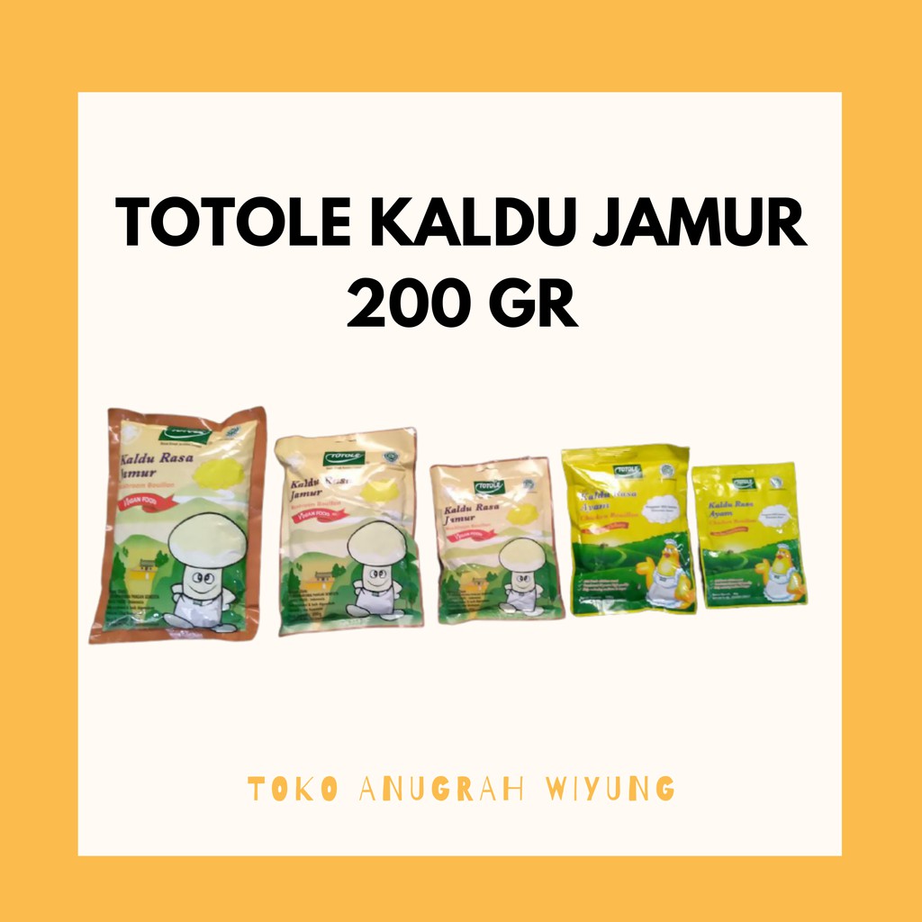 

Totole kaldu jamur 200 gr