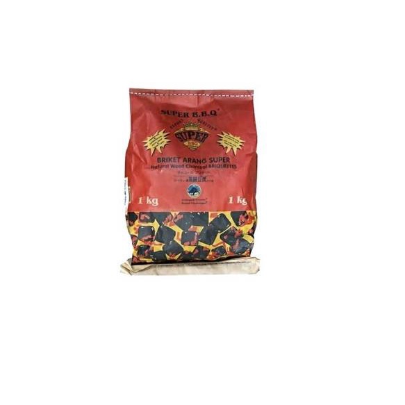 

SUPER BBQ BRIKET ARANG SUPER EXPORT QUALITY 1KG