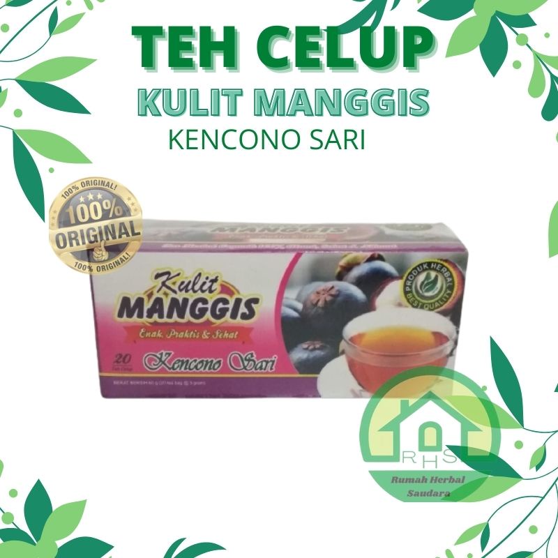 

obat herbal promo murah Teh Celup Kulit Manggis Kencono Sari Enak Praktis dan Sehat