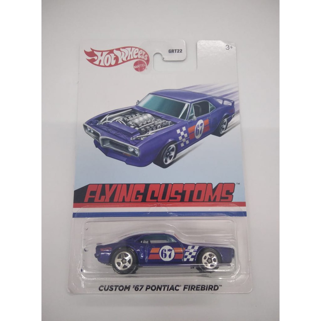 Diecast Hot Wheels CUSTOM 67 PONTIAC FIREBIRD HW Flying Customs MIX A Hotwheels Mobil Mainan Anak