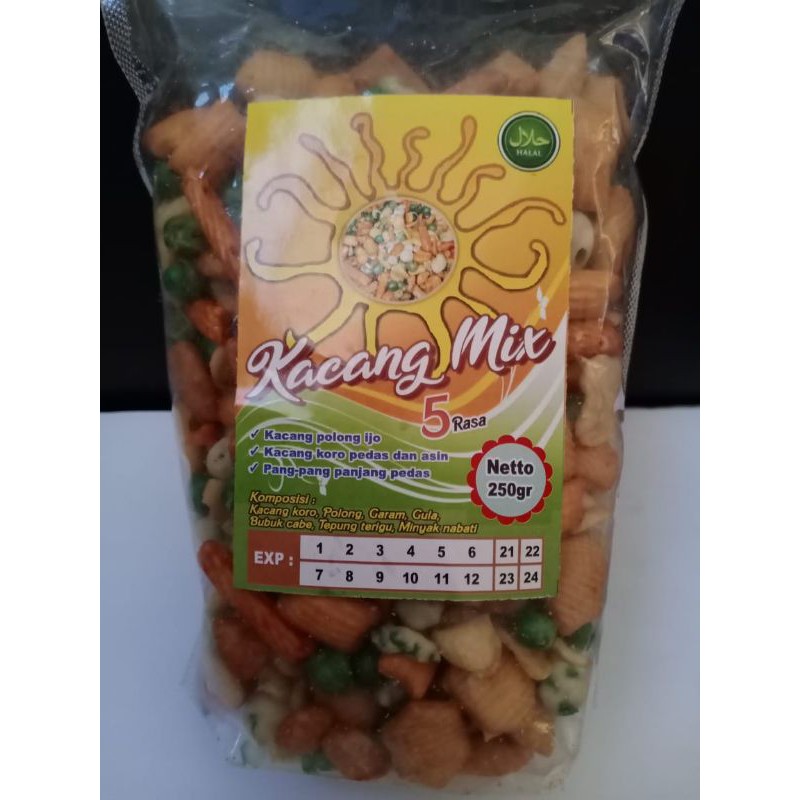 

Kacang Mix 250gr & 500gr