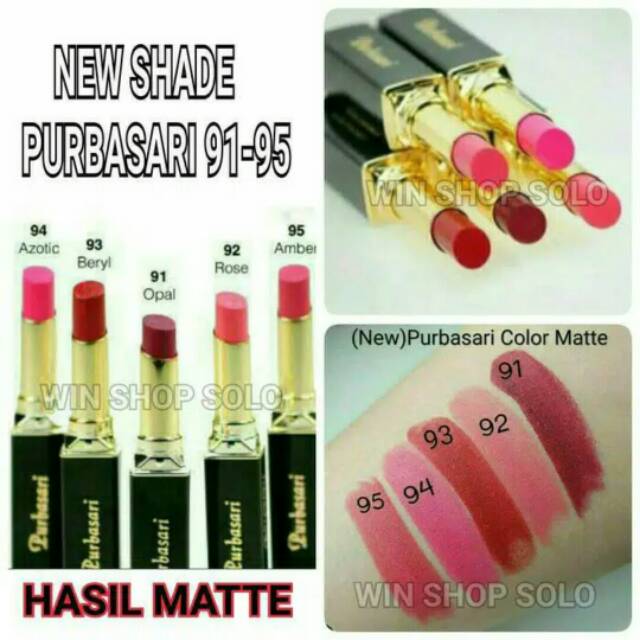 Purbasari lipstik matte