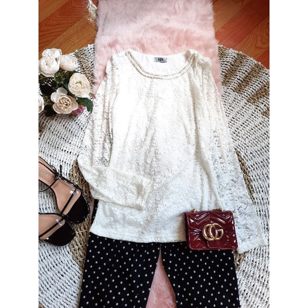 Mia top brukat import