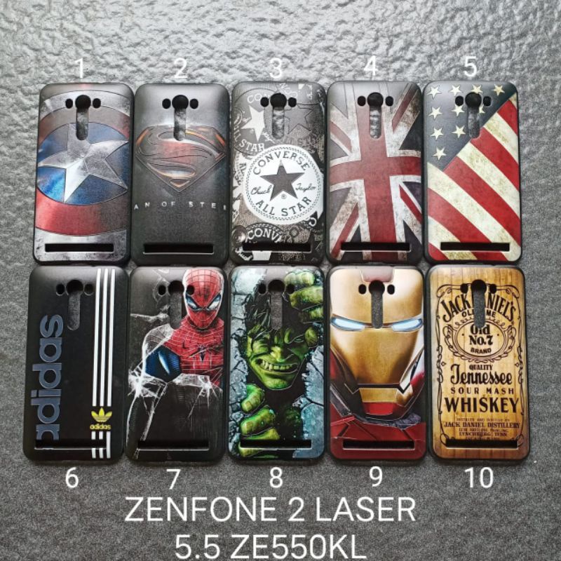 Case gambar Asus Zenfone 2 Laser 5.5 ZE550KL Z00LD motif cowok hardcase hard cover