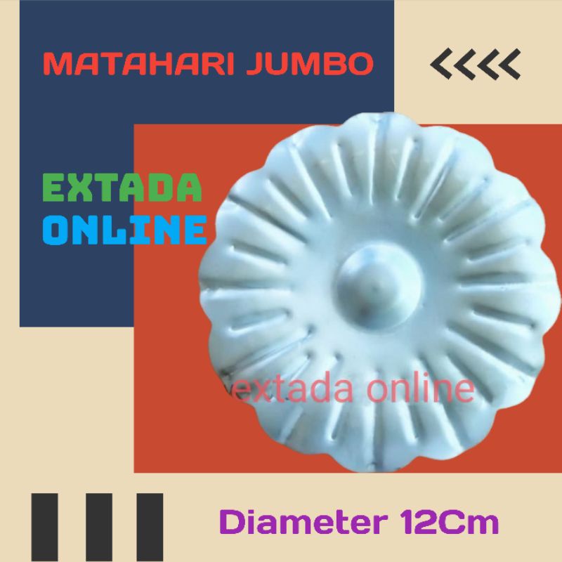Bunga matahari jumbo plat besi ornamen pagar kanopi tralis berkualitas